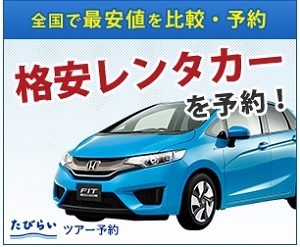 たびらいレンタカー　全国のレンタカー比較　最安値　リピーターが多い